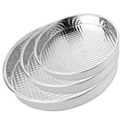 Stainless Trays for Turkish Cuisine, Cig Kofte Trays, 3 Pcs