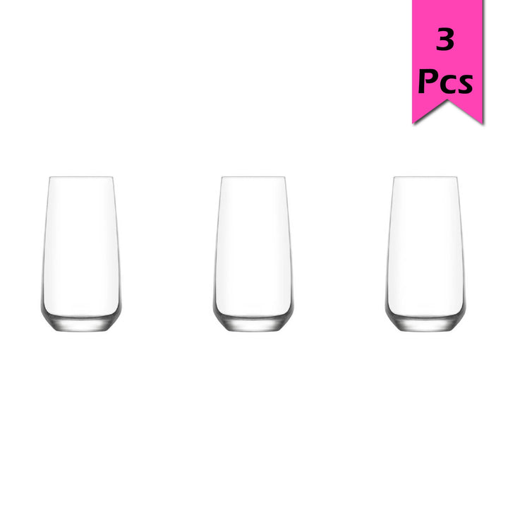 Lav Lal Highball Drinking Glasses, 6 Pcs, 16.25 Oz (480 cc)