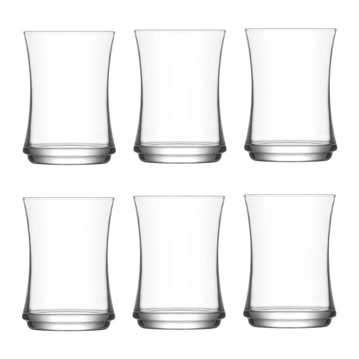 Lav Lune Water Glass Set, 6 Pcs, 7.75 Oz (225 cc) 