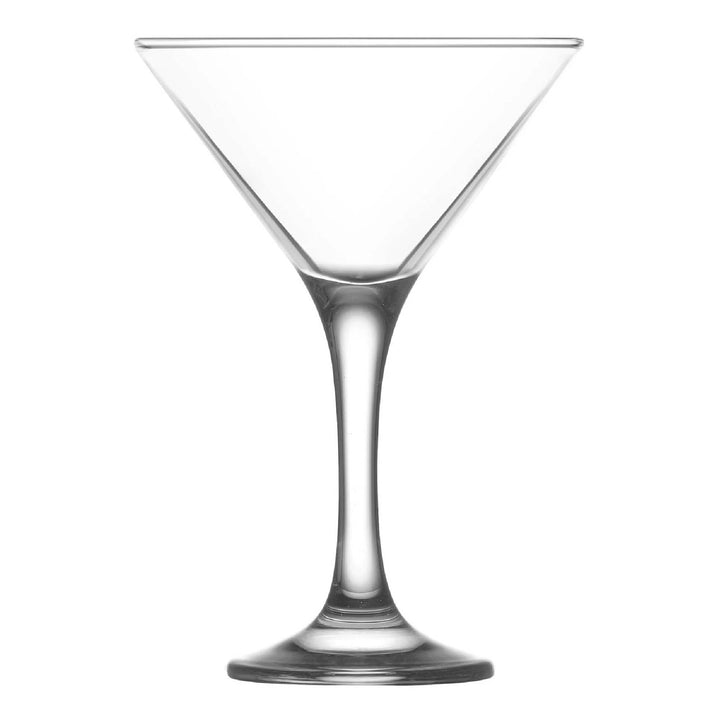 Lav Misket Stemmed Martini Glass Set, 3 Pcs, 6 Oz (175 cc)