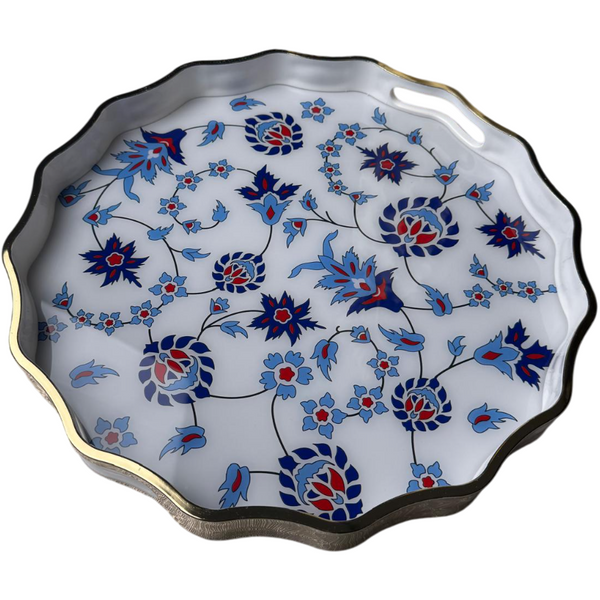 Sophia Round Serving Tray Set of 2, 6 Options