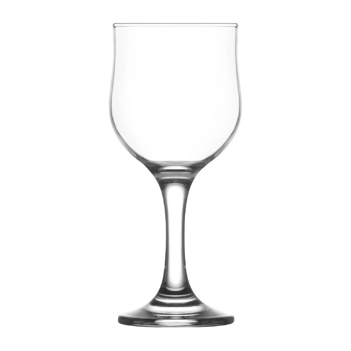 Lav Nevakar Wine Glasses with Stem, 6 Pcs, 8.25 Oz (240 cc)