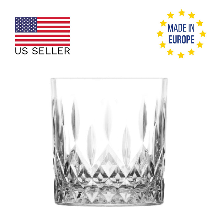 Lav Odin Whiskey Glass Set, 6 Pcs, 11.25 Oz (330 cc)