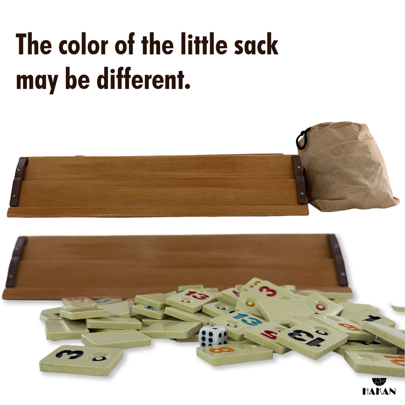 Hakan 4-Rack Rummy Cube Turkish Okey Game Set – HAKAN