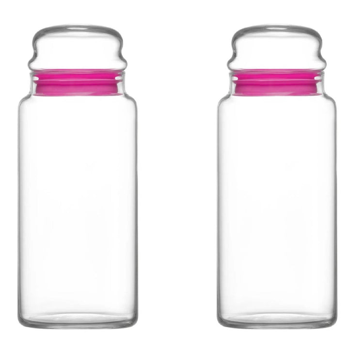 Lav Sera Glass Jar Set with Rubber Seal, 2 Pcs, 47.25 Oz