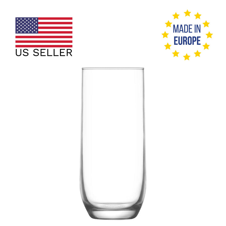 Sude Highball Drinking Glass Set, 6 Pcs, 10.75 Oz (315 cc)