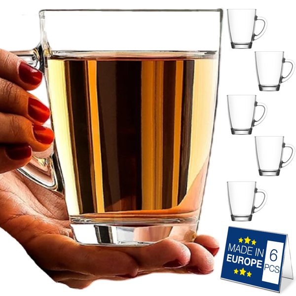 Lav Vega Coffee Tea Mug Set, 6-piece, 8.5 Oz