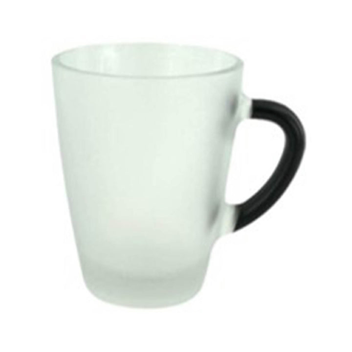 Lav Vega Frosted Mug, Teacups with Handle, Glass Cup, 8.4 Oz