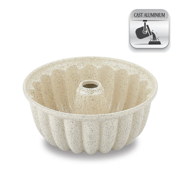 Korkmaz Granita Bundt Cake Pan, Granit Coating Nonstick Cake Pan, 9 in