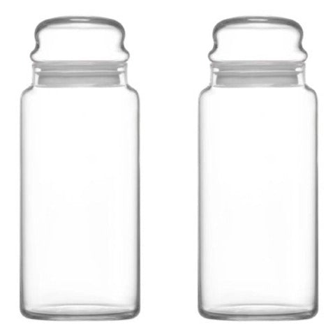 Lav Sera Glass Jar Set with Rubber Seal, 2 Pcs, 47.25 Oz