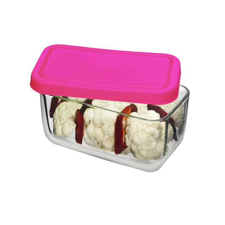 Lav Glass Food Storage Containers Set of 2, 13.75 oz