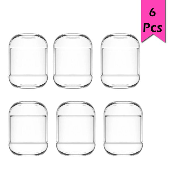 Duo Glass Food Container Set with Dome Lid, 6 Pcs, 12.75 Oz