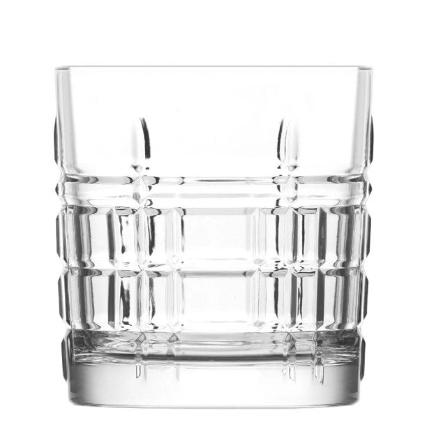 Lav Brit Whiskey Glass Set, Large Bar Glasses, 6 Pcs, 11. Oz