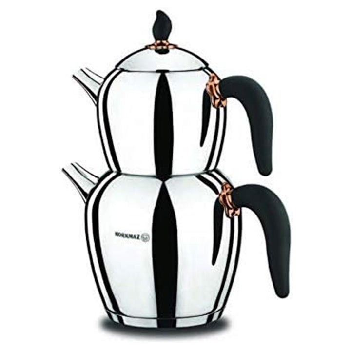 Korkmaz Sehnaz Turkish Teapot Set for Stovetop