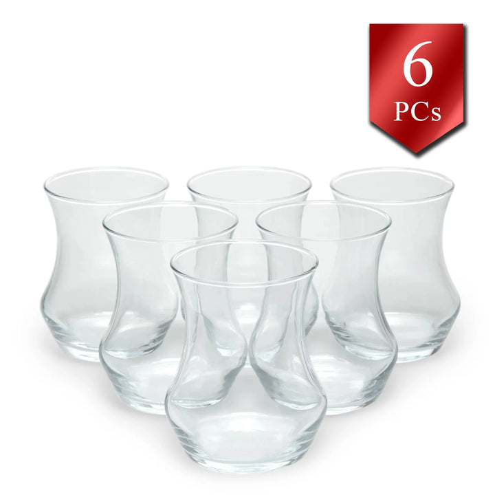 Lav Tea Glasses Set of 6, 5.75 oz (170 cc)