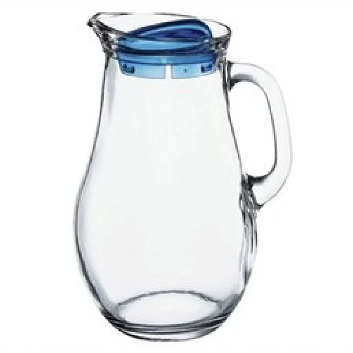 Pasabahce Glass Pitcher with Lid and Handle, 61.7 oz