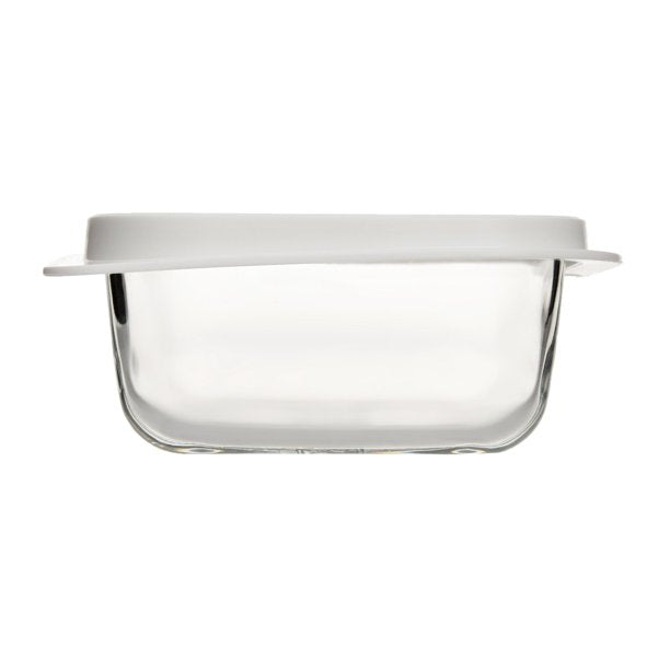 Glass Butter Dish with Lid for Countertop, 13.7 Oz