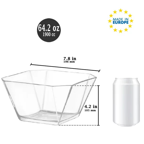 Lav Mixing Glass Bowl for Kitchen Prep, 64.25 oz