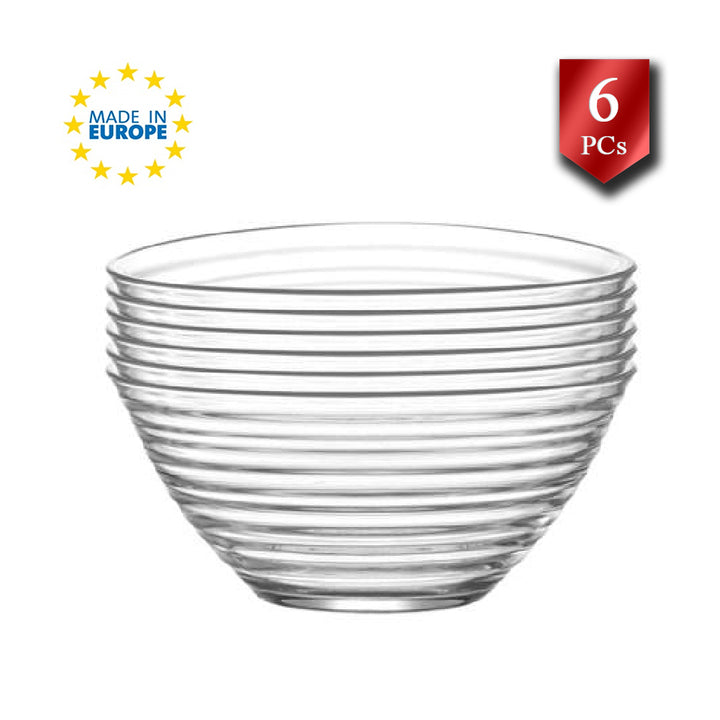 LAV Glass Round Serving Bowl, Set of 6, 11.15 oz.