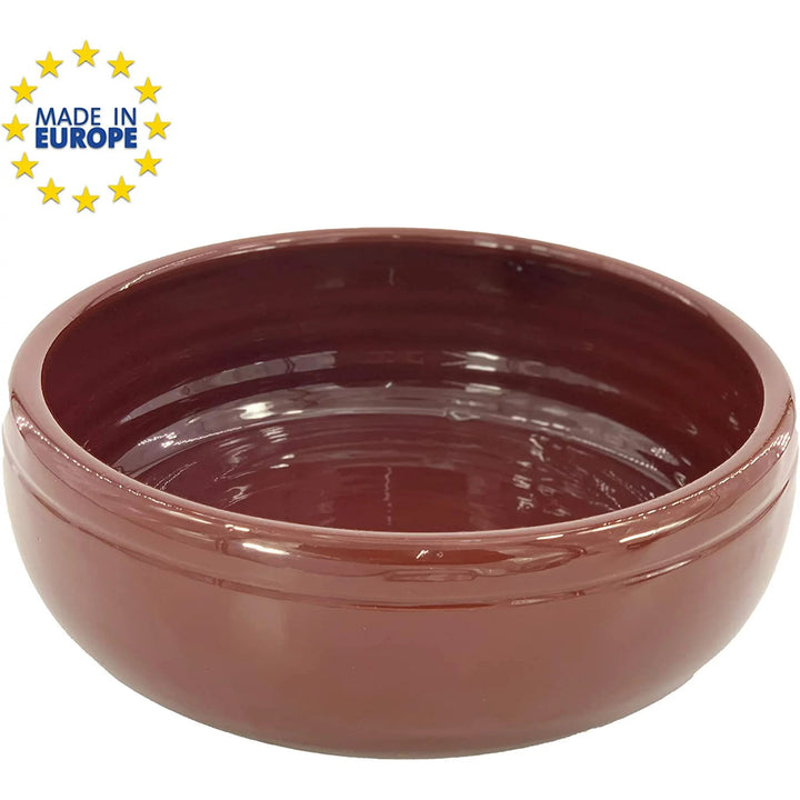 Fully Glazed Cooking and Serving Pot, Terracotta Cookware