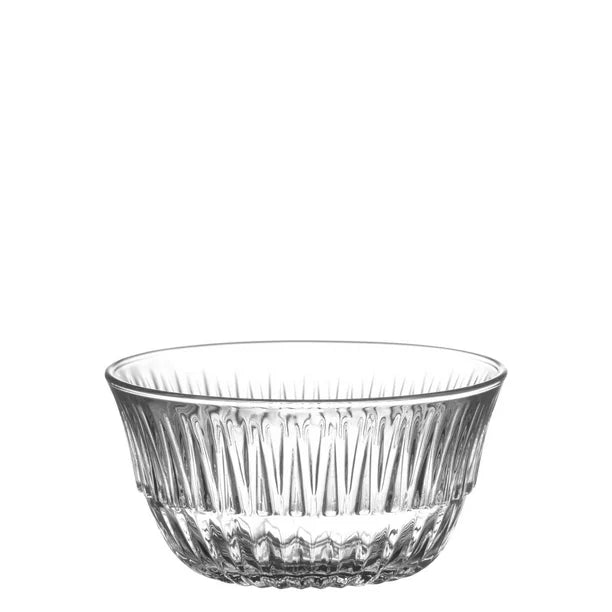 Lav Crystal Clear Glass Round Serving Bowls Set of 6, 7.2 oz