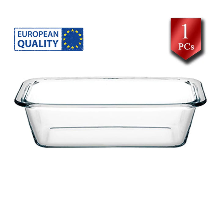 Glass Casserole Dish for Oven, Square Baking Tray, 37.25 Oz