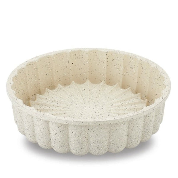 Korkmaz Granita Tart Pan, Granite Coating Nonstick Tart Pan, 10 in