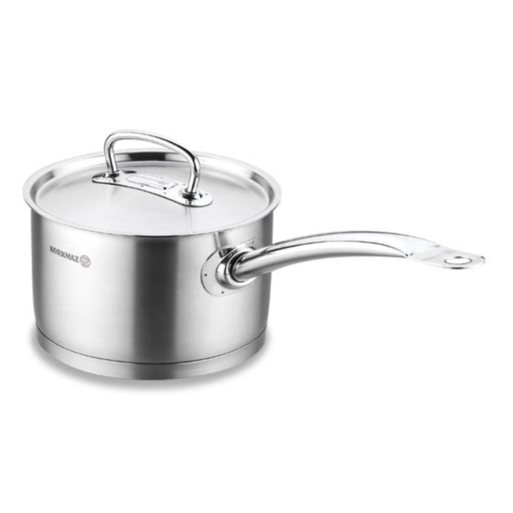 Korkmaz Proline Saucepan, Stainless Steel Pot, Sauce Pan