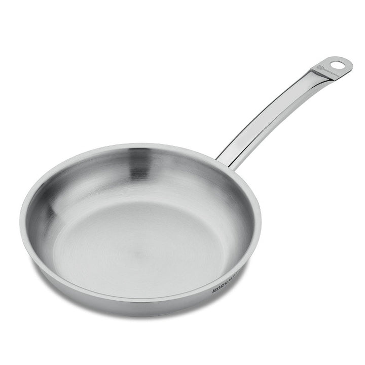 Korkmaz Satin Frying Pan, Stainless Steel Omelette Pan, Saucepan