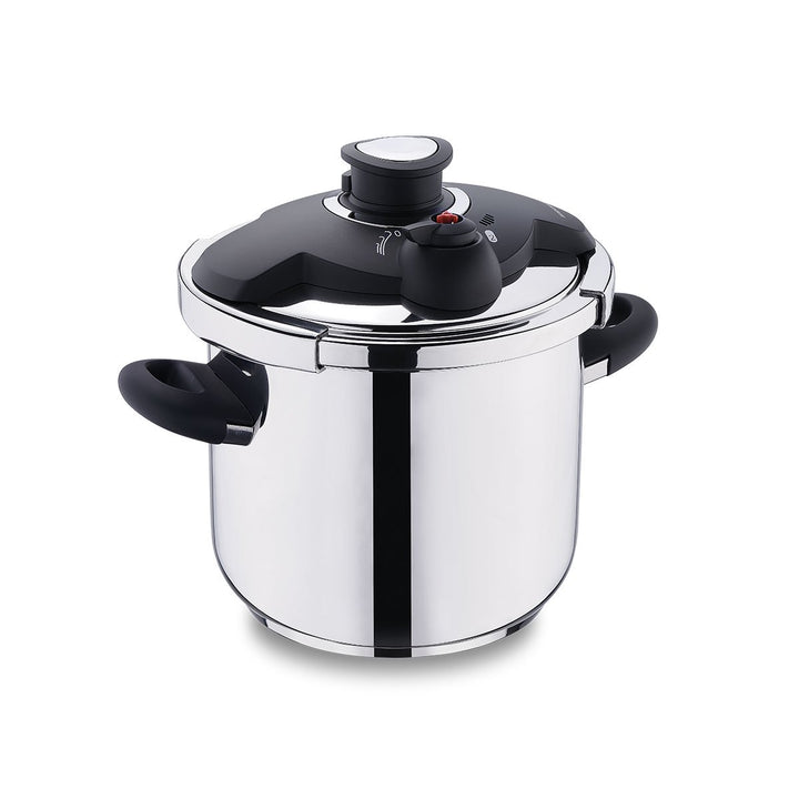 Pressure Cooker with Pressure Settings and Smart Lock System, 7.4 qt