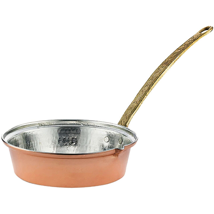 Multipurpose Copper Cookware with Handle, Handmade Copper