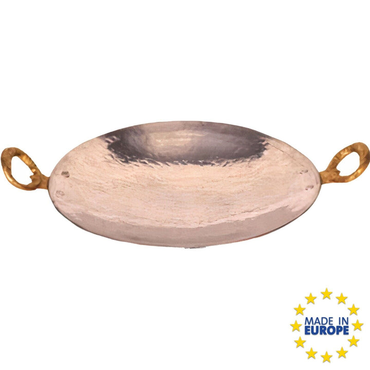 Discada Disc Cooker, Hammered Copper Roasting Pan, 9.85 in