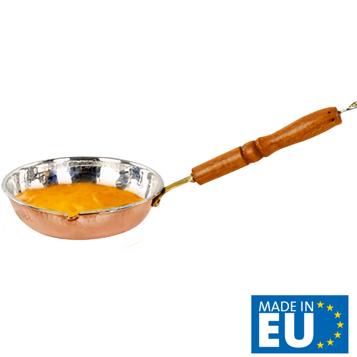 Multipurpose Pure Copper Cookware with Wooden Handle