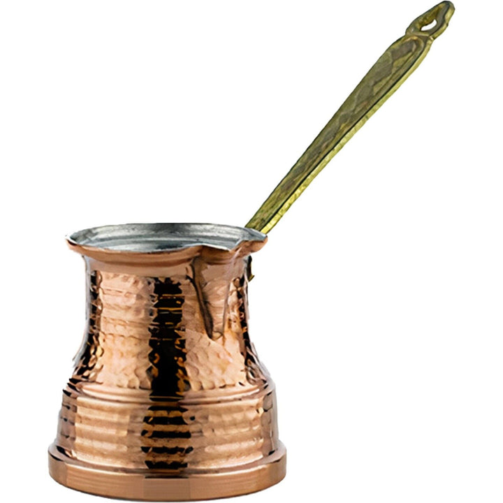 Turkish Coffee Pot, Hammered Copper Coffee Cezve, 8 oz