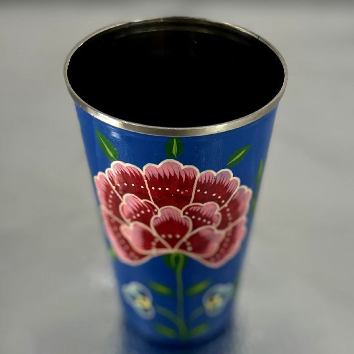 Hand Painted Stainless Steel Tumbler, 15.25 Oz