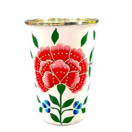 Hand Painted Stainless Steel Tumbler, 15.25 Oz