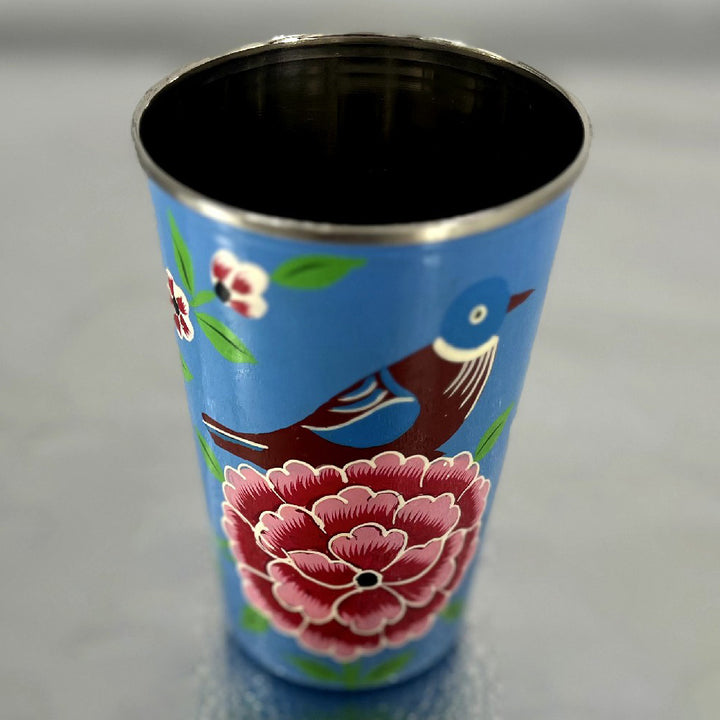 Hand Painted Stainless Steel Tumbler, 15.25 Oz